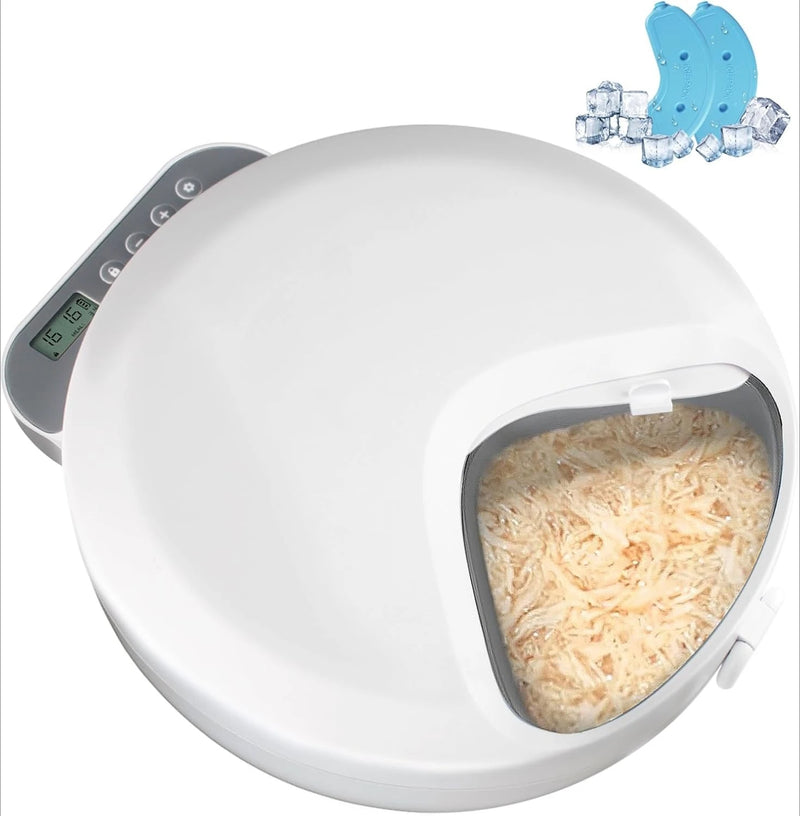 Refrigerated Wet Cat Food Feeder — 4 Chilled Meals