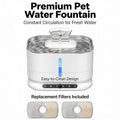 Cat Water Fountain 3.5L — Cordless Rechargeable Pet Drinking Fountain